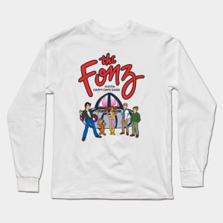 The Fonz Cartoon Long Sleeve T-Shirt